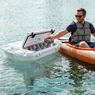 VEVOR Πλωτό Ψυγείο 37,9 L με Στεγανό Χώρο Αποθήκευσης, Ρόδες και Σχ... VEVOR Πλωτό Ψυγείο 37,9 L με Στεγανό Χώρο Αποθήκευσης, Ρόδες και Σχ...