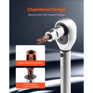 VEVOR Σετ Καρυδάκια Torx 34 Τεμαχίων T6-T70 S2 Ατσάλι PTTT143812TO3...