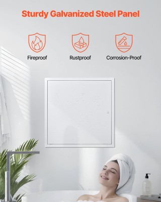 VEVOR Θυρίδα Επίσκεψης Γυψοσανίδας 49x49 εκ., Γαλβανισμένο Ατσάλι, ...