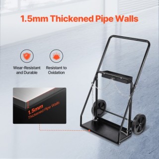 VEVOR Καρότσι Μεταφοράς Διπλών Κυλίνδρων Συγκόλλησης με Οξυγόνο και... VEVOR Καρότσι Μεταφοράς Διπλών Κυλίνδρων Συγκόλλησης με Οξυγόνο και...