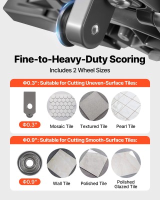 VEVOR Χειροκίνητος Κόφτης Πλακιδίων 1000 mm με Αναβαθμισμένη Κεφαλή...