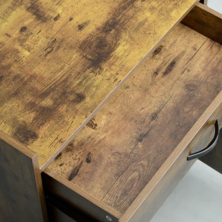 HOMCOM Καρότσι Κουζίνας με Συρτάρι, Ντουλάπι και 4 Ρόδες από Ξύλο,... HOMCOM Καρότσι Κουζίνας με Συρτάρι, Ντουλάπι και 4 Ρόδες από Ξύλο,...