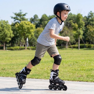 Costway Παιδικά ρυθμιζόμενα inline πατίνια 4 μεγεθών με φωτιζόμενες...