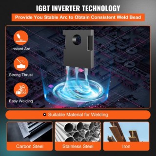 VEVOR MIG 250A 3 σε 1 Συγκολλητής 220V με Ψηφιακή Οθόνη DHJMIGMMAM... VEVOR MIG 250A 3 σε 1 Συγκολλητής 220V με Ψηφιακή Οθόνη DHJMIGMMAM...
