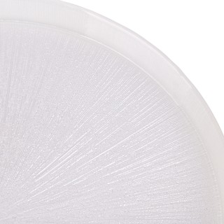 Galileo Λευκό πιάτο 32 εκ. σε γυάλινο μεταλλικό φινίρισμα Elegance ...