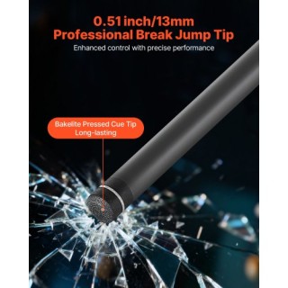 VEVOR Μπιλιάρδο Μπαστούνι Jump Break, 1 Κομμάτι, Άξονας Ανθρακονήμα... VEVOR Μπιλιάρδο Μπαστούνι Jump Break, 1 Κομμάτι, Άξονας Ανθρακονήμα...