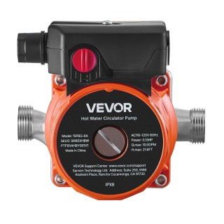 VEVOR Αντλία Κυκλοφορίας Ζεστού Νερού 38 LPM, Ρυθμιζόμενης Τριών Τα... VEVOR Αντλία Κυκλοφορίας Ζεστού Νερού 38 LPM, Ρυθμιζόμενης Τριών Τα...
