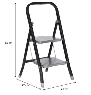 Πτυσσόμενη Σκάλα με 2 Σκαλοπάτια Urban Living 117142 Πτυσσόμενη Σκάλα με 2 Σκαλοπάτια Urban Living 117142