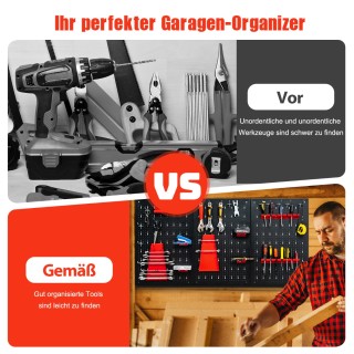 Costway Ανθεκτικές Πινακίδες Τοίχου για Γκαράζ και Εργαστήρια από ... Costway Ανθεκτικές Πινακίδες Τοίχου για Γκαράζ και Εργαστήρια από ...