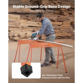 VEVOR Διπλό Σετ Ξυλουργικών Καβαλέτων Βαρέως Τύπου 660 lbs. HLSJMJG...