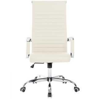 BAKAJI Καρέκλα Γραφείου από Συνθετικό Δέρμα Μπεζ Περιστρεφόμενη Πο... BAKAJI Καρέκλα Γραφείου από Συνθετικό Δέρμα Μπεζ Περιστρεφόμενη Πο...