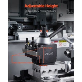 VEVOR Σετ 8 Τεμαχίων Βάσεις Εργαλείων Ταχείας Αλλαγής για Τόρνο 10-...