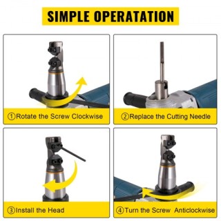 Ηλεκτρικό Ψαλίδι VEVOR 625W για Μέταλλο  DCJO4.0MM220VENBUV2