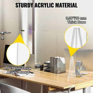 Προστατευτικό Διαχωριστικό VEVOR 24x48 με Παράθυρο Συναλλαγών για Τ... Προστατευτικό Διαχωριστικό VEVOR 24x48 με Παράθυρο Συναλλαγών για Τ...