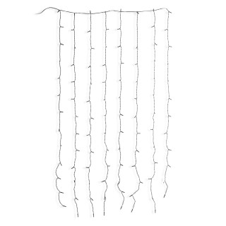 Kooper Κουρτίνα με 104 λαμπάκια θερμού λευκού χρώματος, λειτουργία ...