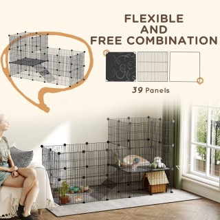 PawHut Περιφραγμένος Χώρος για Ζώα, Ρυθμιζόμενος και Πολυεπίπεδος ... PawHut Περιφραγμένος Χώρος για Ζώα, Ρυθμιζόμενος και Πολυεπίπεδος ...