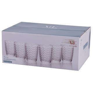 Villa dEste Home Σετ 6 Ποτήρια Νερού 295 ml με Ανάγλυφη Επιφάνεια T... Villa dEste Home Σετ 6 Ποτήρια Νερού 295 ml με Ανάγλυφη Επιφάνεια T...