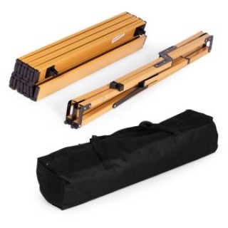 MULTIGARDEN Πτυσσόμενο τραπέζι κάμπινγκ 90x60 εκ. με τσάντα μεταφορ...