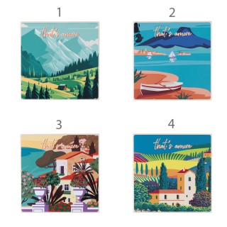 Villa DEste  Διακοσμητικό πλακάκι 20x20 cm από κεραμικό με υπόστρωμ...