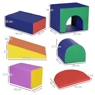 HOMCOM Σετ Παιχνιδιού 170x130x40 εκ. για Παιδιά 12-36 Μηνών 3D0-012... HOMCOM Σετ Παιχνιδιού 170x130x40 εκ. για Παιδιά 12-36 Μηνών 3D0-012...