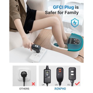 Renpho Συσκευή Μασάζ Ποδιών Ποδόλουτρο με Θέρμανση, Φυσαλίδες και ... Renpho Συσκευή Μασάζ Ποδιών Ποδόλουτρο με Θέρμανση, Φυσαλίδες και ...