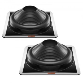 VEVOR 2 Τεμάχια Μεταλλικά Καλύμματα Σωλήνων Στέγης για Σωλήνες 6-3/...