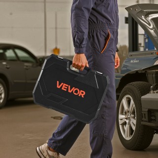 VEVOR Σετ Καρυδάκια 86 Τεμαχίων, 9.5 & 6.4 & 12.7 mm, SAE & Μετρικό...