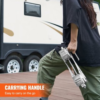 VEVOR Σταθεροποιητής Τροχών Τροχόσπιτου, X-σχήματος, 2 Σετ με Καρυδ...