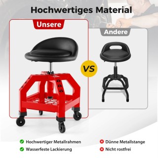 Costway Άνετο και Ρυθμιζόμενο Σκαμπό Μηχανικού με Αποθηκευτικό Χώρο... Costway Άνετο και Ρυθμιζόμενο Σκαμπό Μηχανικού με Αποθηκευτικό Χώρο...