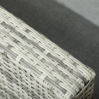 Outsunny 4τμχ Γκρι Rattan Σετ Κήπου με Τραπέζι ρυθμιζόμενου ύψους, ... Outsunny 4τμχ Γκρι Rattan Σετ Κήπου με Τραπέζι ρυθμιζόμενου ύψους, ...