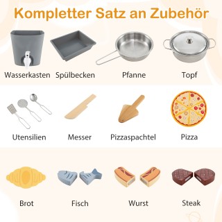 Costway Προϊόν: Ξύλινη Εξωτερική Κουζίνα BBQ-GRILL και Πίτσοφουρνος... Costway Προϊόν: Ξύλινη Εξωτερική Κουζίνα BBQ-GRILL και Πίτσοφουρνος...