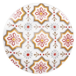 Villa DEste Σετ 6 τμχ Πιάτο φρούτων από πορσελάνη με μεσογειακά δι... Villa DEste Σετ 6 τμχ Πιάτο φρούτων από πορσελάνη με μεσογειακά δι...