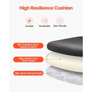 VEVOR Καρέκλα Γραφείου Υψηλής Πλάτης με Αναδιπλούμενα Μπράτσα και Υ...