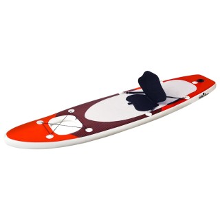 vidaXL Σανίδα SUP Φουσκωτή Σετ Κόκκινη 300 x 76 x 10 εκ. 93382