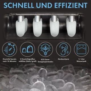 Παγομηχανή 12kg/24h 1,1L 120W Μαύρο EWB6068CB Bomann Παγομηχανή 12kg/24h 1,1L 120W Μαύρο EWB6068CB Bomann