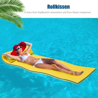 Costway Πλωτό Στρώμα Νερού από Ανθεκτικό Αφρό XPE για Απόλυτη Χαλά... Costway Πλωτό Στρώμα Νερού από Ανθεκτικό Αφρό XPE για Απόλυτη Χαλά...