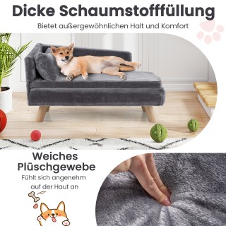Costway Καναπές για Κατοικίδια 47 cm x 51 cm x 81 cm PS7886GR