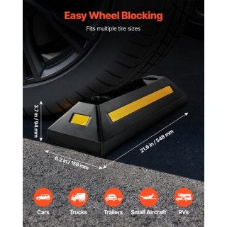 VEVOR Στάσεις Στάθμευσης Αυτοκινήτων 2 τεμ., Βοηθητικές Λωρίδες για...