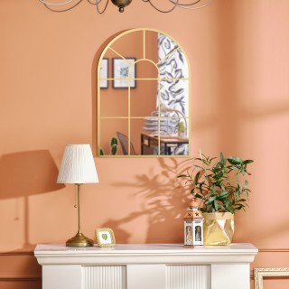 HOMCOM Μοντέρνος Καθρέφτης Τοίχου σε Σχήμα Τόξου 70x50 εκ για Υπνοδ... HOMCOM Μοντέρνος Καθρέφτης Τοίχου σε Σχήμα Τόξου 70x50 εκ για Υπνοδ...