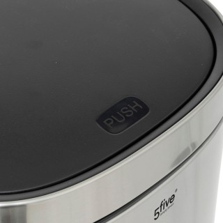 5Five Simply Smart Γκρι Μεταλλικός Κάδος Απορριμμάτων 50L 206705 5Five Simply Smart Γκρι Μεταλλικός Κάδος Απορριμμάτων 50L 206705