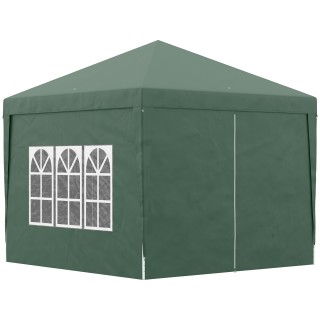 Outsunny Gazebo 3x3 m Waterproof Steel Garden με υφασμάτινο κάλυμμα...