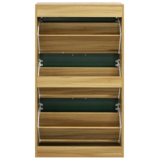 BAKAJI Παπουτσοθήκη 3 φύλλων με ράφια διπλού βάθους, πόρτα παπουτσ... BAKAJI Παπουτσοθήκη 3 φύλλων με ράφια διπλού βάθους, πόρτα παπουτσ...