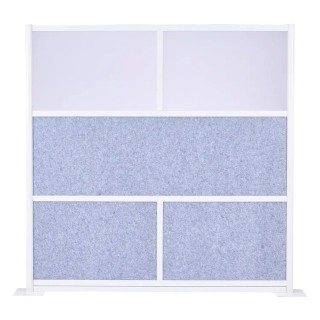 VEVOR Διαίρισμα Γραφείου 1778 x 1778 mm με Παράθυρα Αμμοβολής BGSGD...