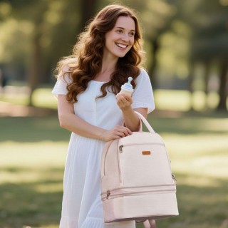 VEVOR Σακίδιο Μεταφοράς Θηλάστρου με Πακέτο Πάγου, 27 x 24 x 34 εκ....