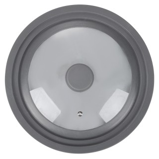 Galileo Καθολικό καπάκι 3 σε 1 για τηγάνια 24/26/28 εκ. από γυαλί κ... Galileo Καθολικό καπάκι 3 σε 1 για τηγάνια 24/26/28 εκ. από γυαλί κ...