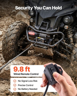 VEVOR Ηλεκτρικό βαρούλκο ATV/UTV 1360 kg 12V DC με ατσάλινο συρματό... VEVOR Ηλεκτρικό βαρούλκο ATV/UTV 1360 kg 12V DC με ατσάλινο συρματό...