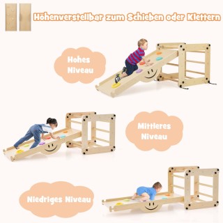 Costway Πολυλειτουργικό Σετ Αναρρίχησης 5-σε-1 για Παιδιά με Ρυθμιζ... Costway Πολυλειτουργικό Σετ Αναρρίχησης 5-σε-1 για Παιδιά με Ρυθμιζ...