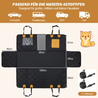 Costway Προστατευτικό Κάλυμμα Καθίσματος Αυτοκινήτου για Κατοικίδι... Costway Προστατευτικό Κάλυμμα Καθίσματος Αυτοκινήτου για Κατοικίδι...