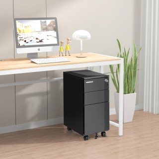 STAKMANN Κινητό Γραφείο Συρταριέρα για Έγγραφα με Κλειδαριά Ράβδος... STAKMANN Κινητό Γραφείο Συρταριέρα για Έγγραφα με Κλειδαριά Ράβδος...