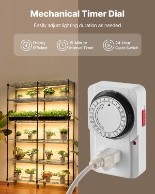 VEVOR 6-επίπεδες Ραφιέρες Φυτών με Φωτισμό Ανάπτυξης, 180εκ Ύψος, Τ... VEVOR 6-επίπεδες Ραφιέρες Φυτών με Φωτισμό Ανάπτυξης, 180εκ Ύψος, Τ...